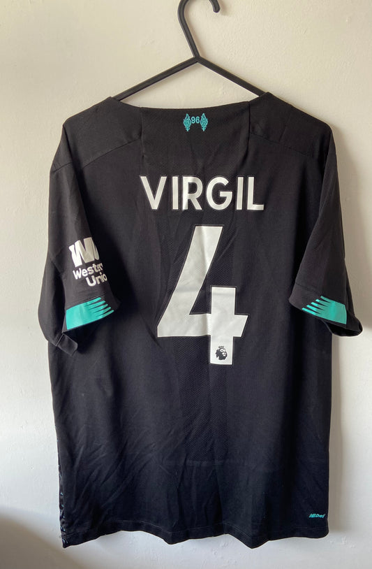 Liverpool FC 2019-20 Virgil #4 New Balance Third Football Shirt - Size Medium