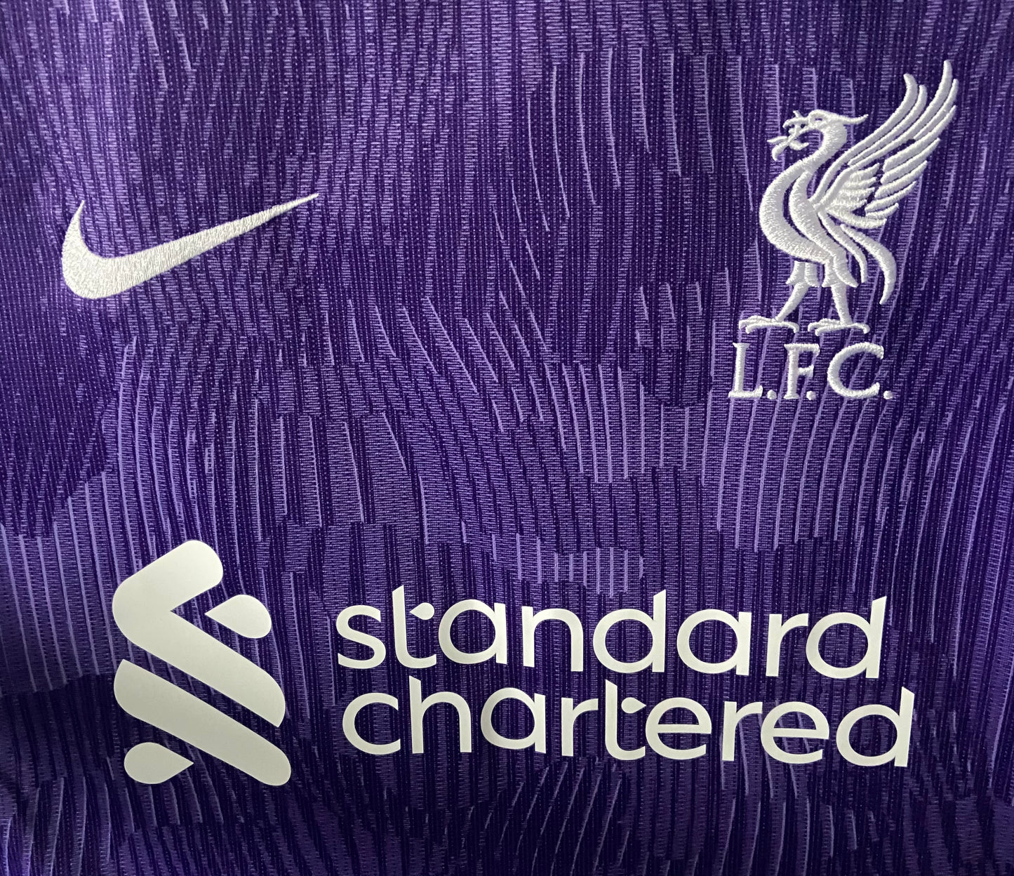 Original Liverpool FC 2023/24 Nike Purple Third Shirt Size Small