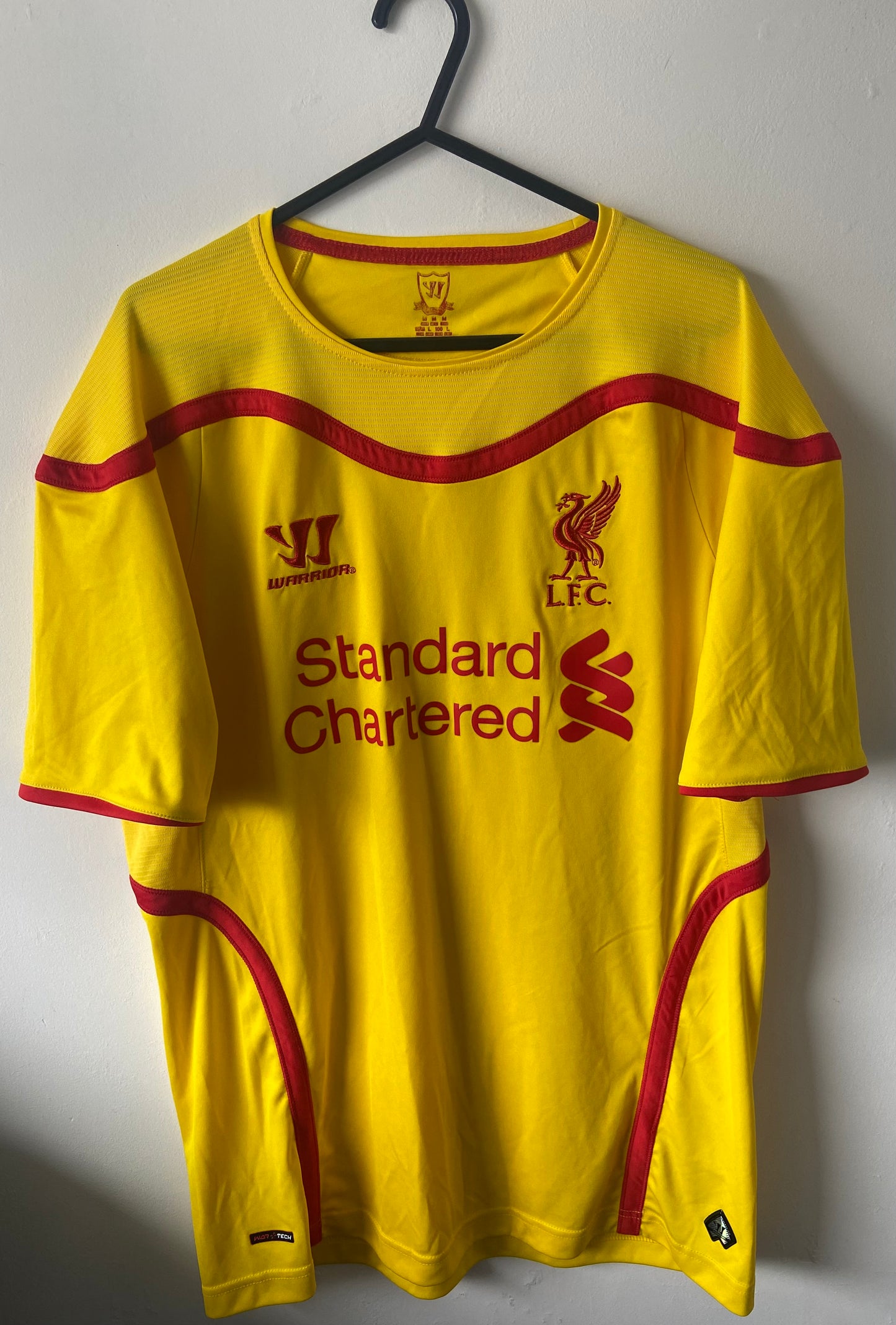 Original Liverpool FC 2014/15 Warrior Away Football Shirt Size Medium