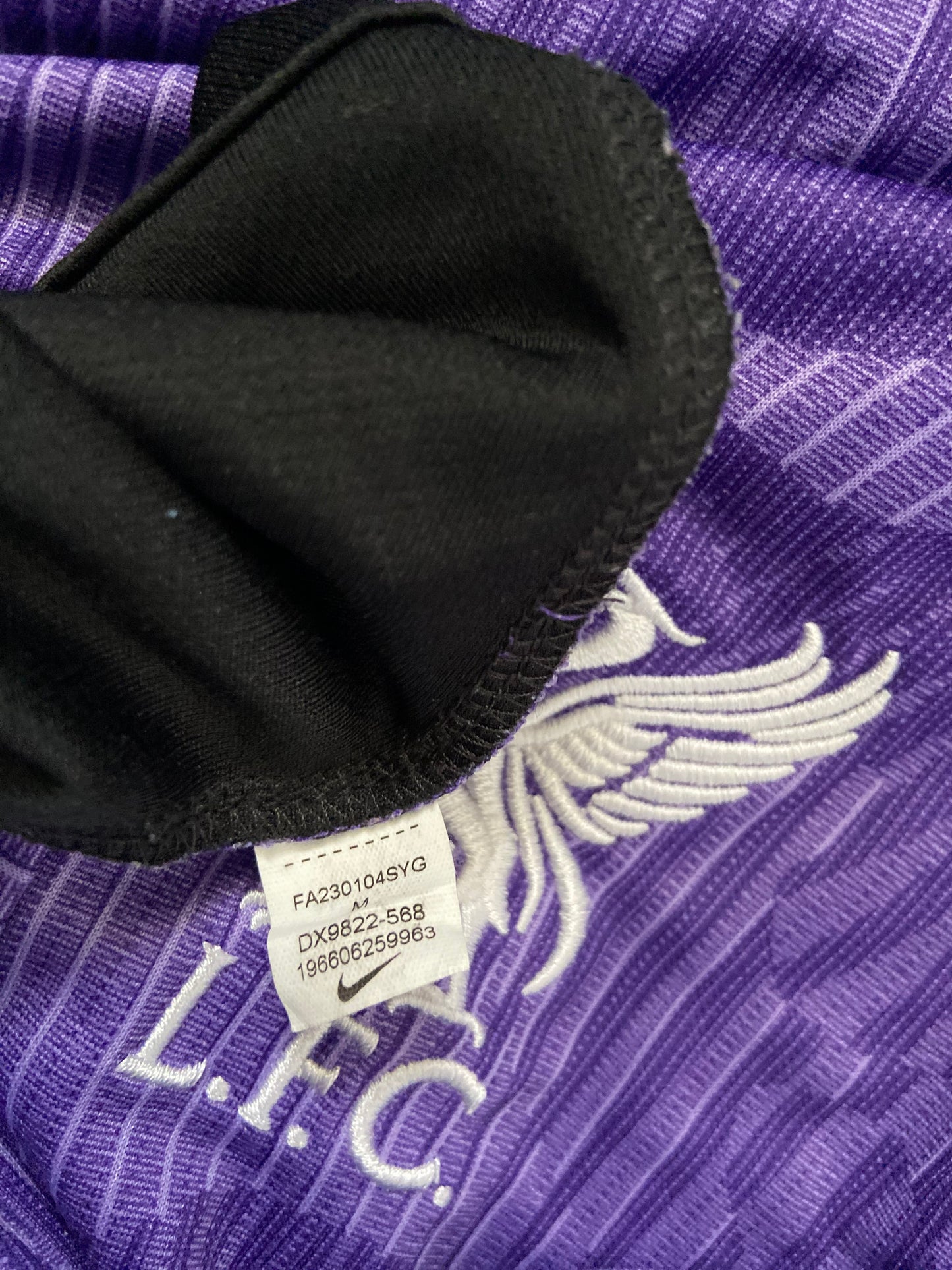 Original Liverpool FC 2023/24 Nike Purple Third Shirt Large Men’s