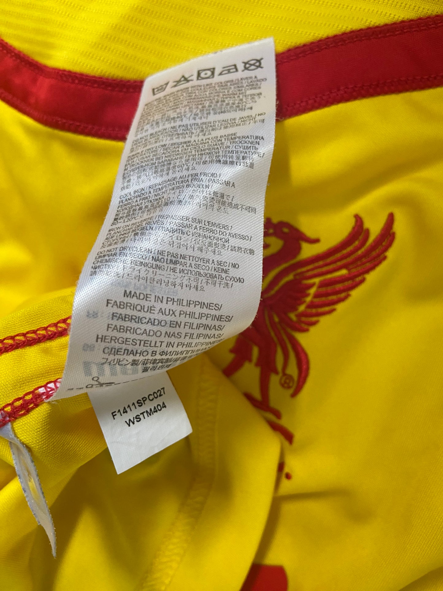 Original Liverpool FC 2014/15 Warrior Away Football Shirt Size Medium