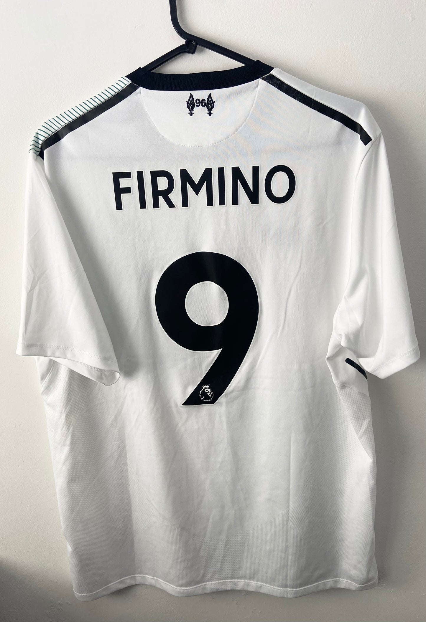 LIVERPOOL AWAY ‘125 YEARS’ 2017/18 FOOTBALL SHIRT SIZE LARGE MENS Firmino #9
