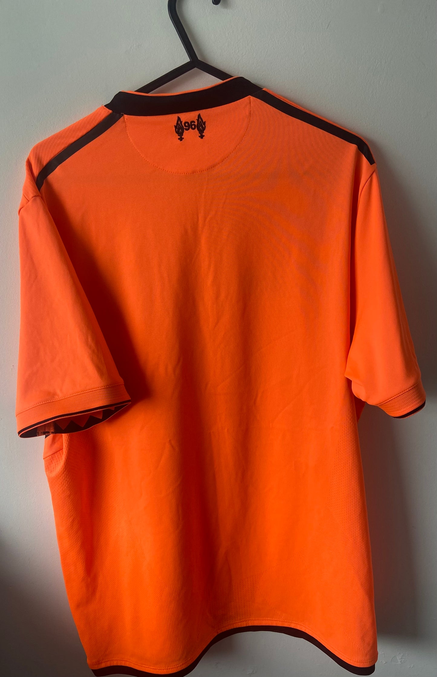 Liverpool FC New Balance 2017/18 125 Years Orange Third Shirt Size Medium