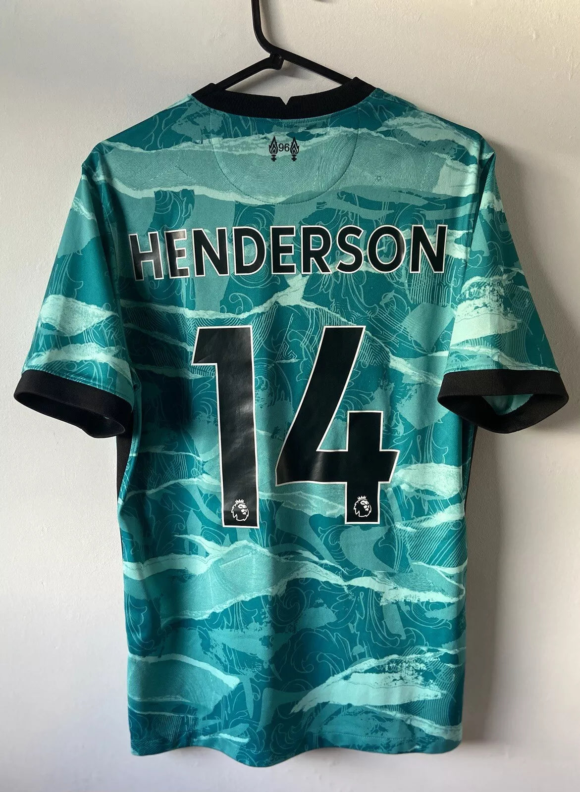 Liverpool FC 2020/21 Away Nike Shirt Men’s Medium #Henderson 14