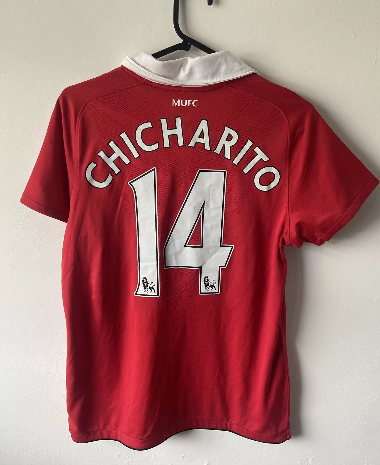 Manchester United Home Women’s Football Shirt 2010/11 Size M Chicharito #14