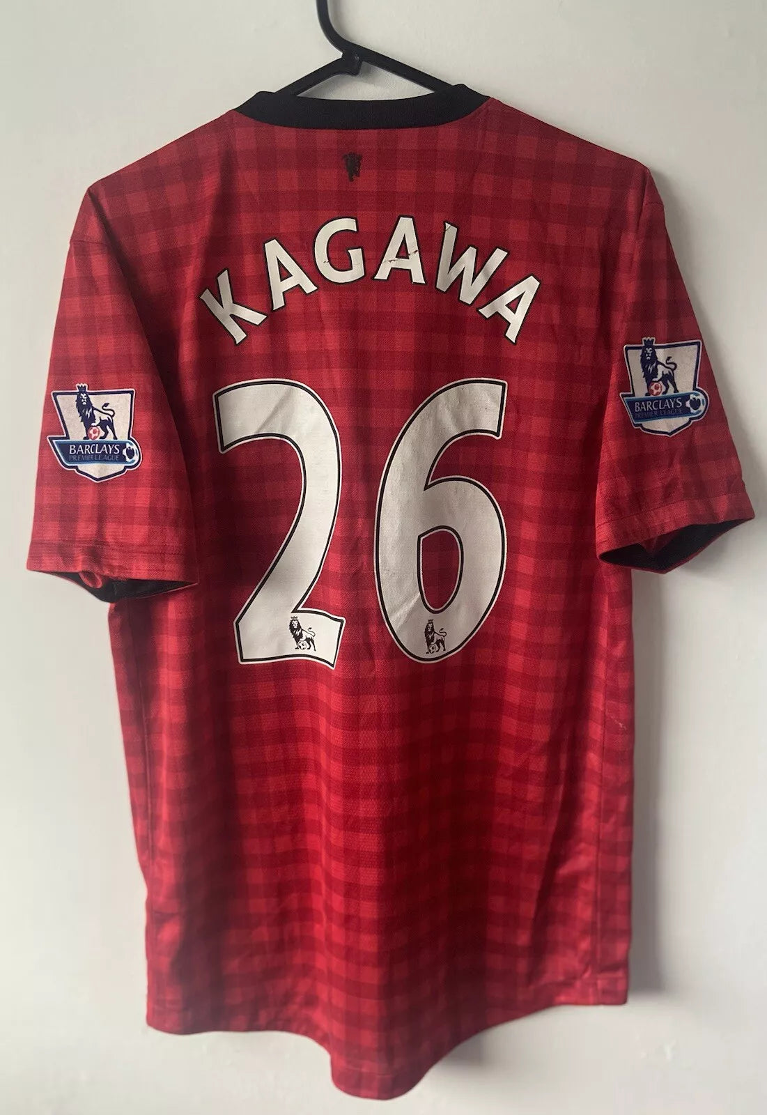 Manchester United 2012-2013 Home Shirt #26 Shinji Kagawa Nike AON Size Medium