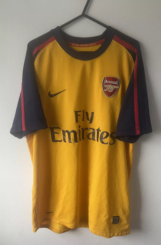 Original ARSENAL Football Away Shirt Carlos Vela medium 2008/09 vintage NIKE