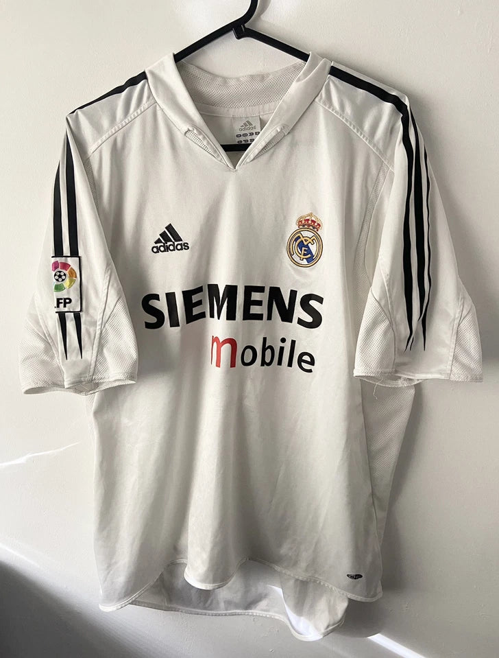Real Madrid 2004/05 Adidas Home Shirt Adults Large