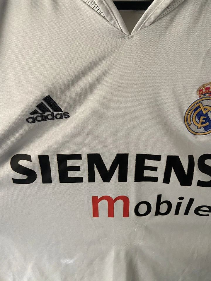 Real Madrid 2004/05 Adidas Home Shirt Adults Large