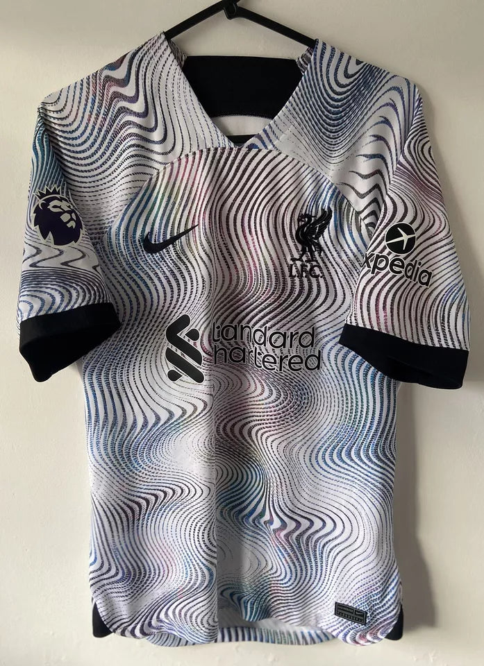 Liverpool FC 2022/23 Nike Away Football Shirt Virgil #4 Size Medium
