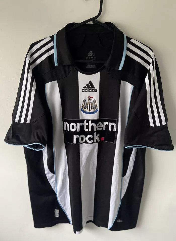 Newcastle United Home Football Shirt 2007/09 Nolan #4 Size Large
