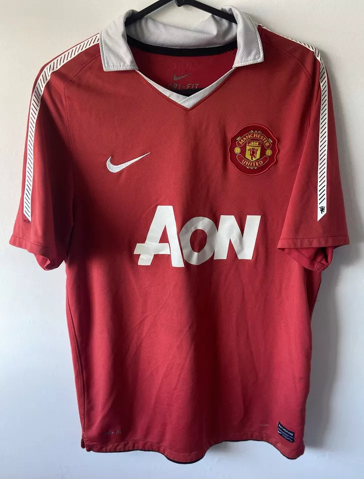 Manchester United 2010/11 Nike Home Shirt - Size Medium - Fletcher #24