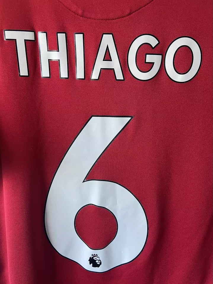 Liverpool FC 2020/21 Home Shirt - Thiago #6 Small Men’s
