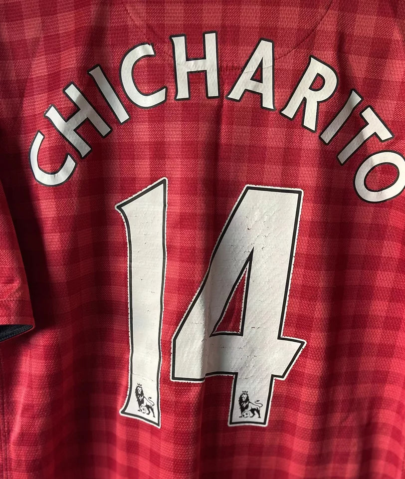 Manchester United Chicharito #14 Nike Home Football Shirt 2012/13 Adults Small