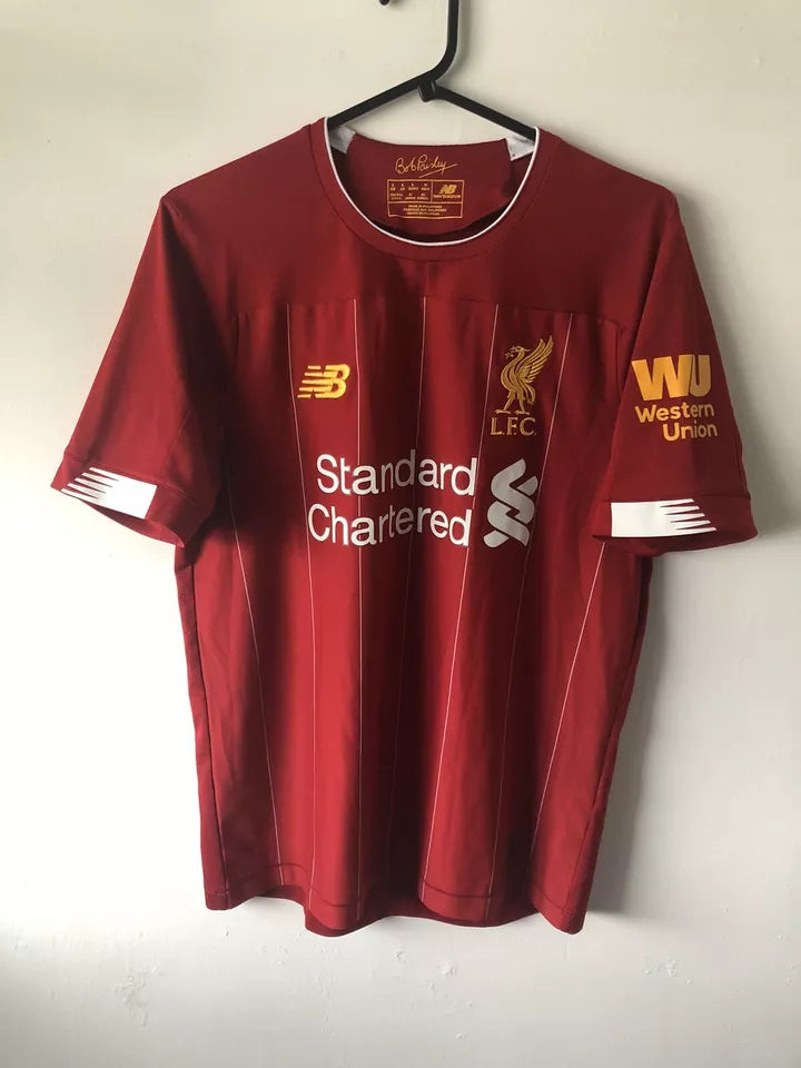 Liverpool FC 2019/20 Football Home Shirt Men's Size Small Virgil #4