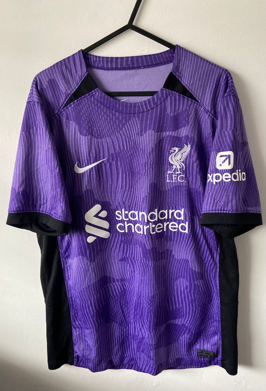 Original Liverpool FC 2023/24 Nike Purple Third Shirt Large Men’s