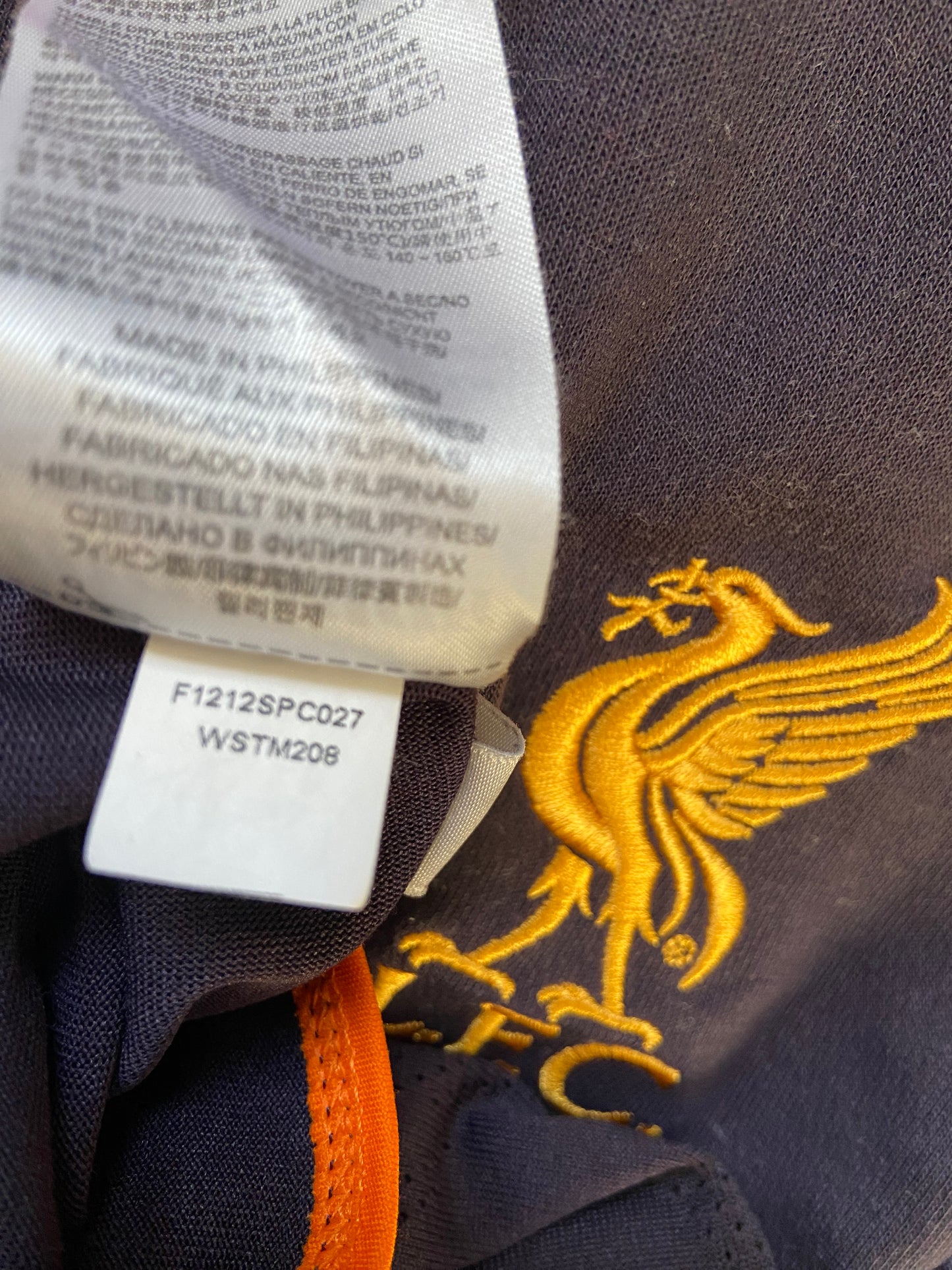 Original Liverpool FC Suarez #7 Warrior Third Football Shirt Size XL