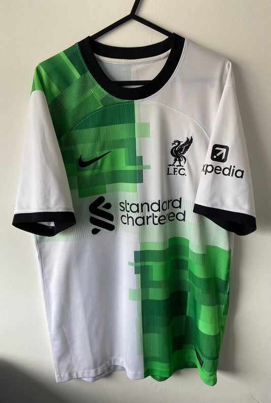 Liverpool FC 2023/24 Nike Away Shirt Gakpo #18 Size Medium