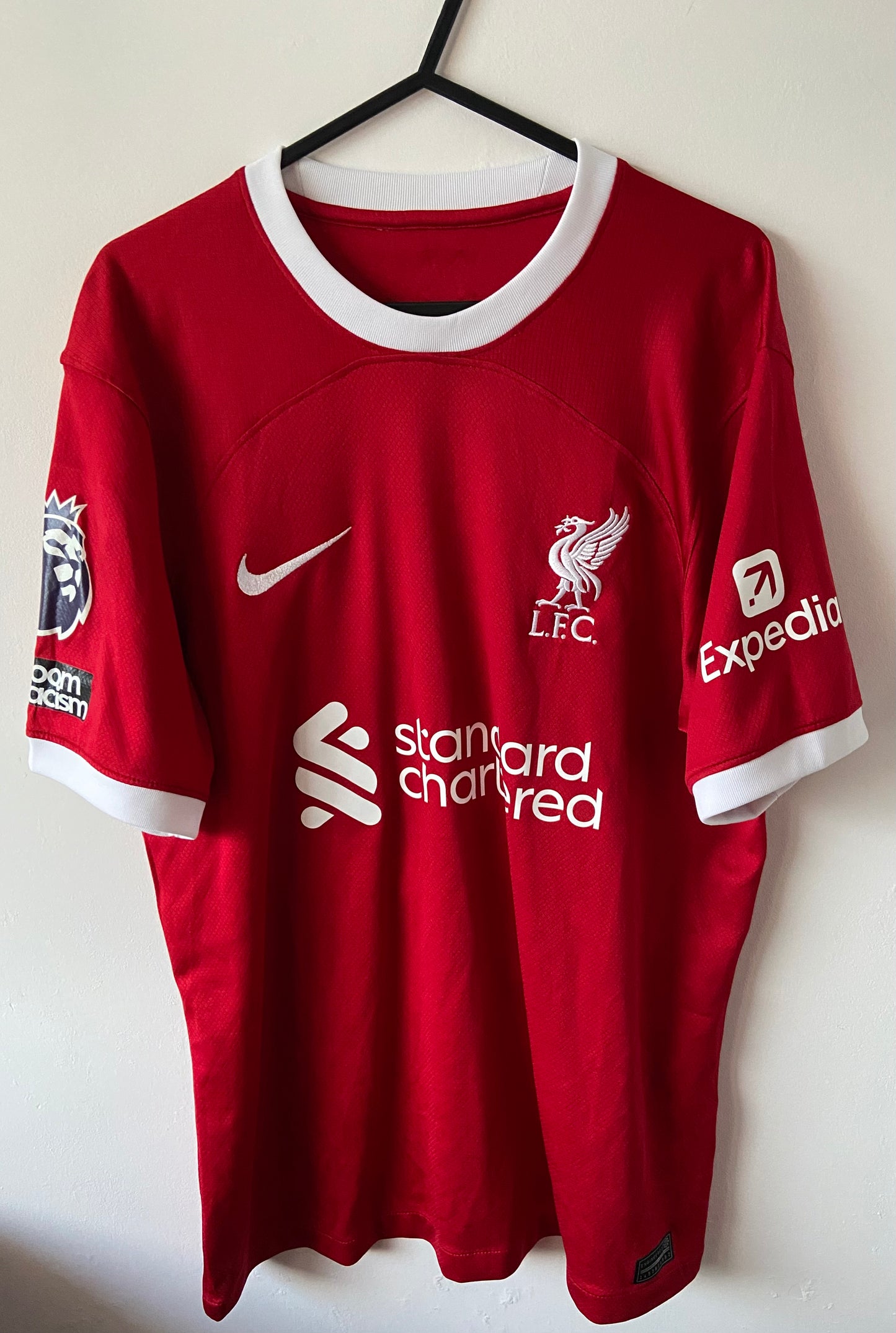Liverpool 2023/24 Home Original Nike Football Shirt Szoboszlai #8 Size Medium
