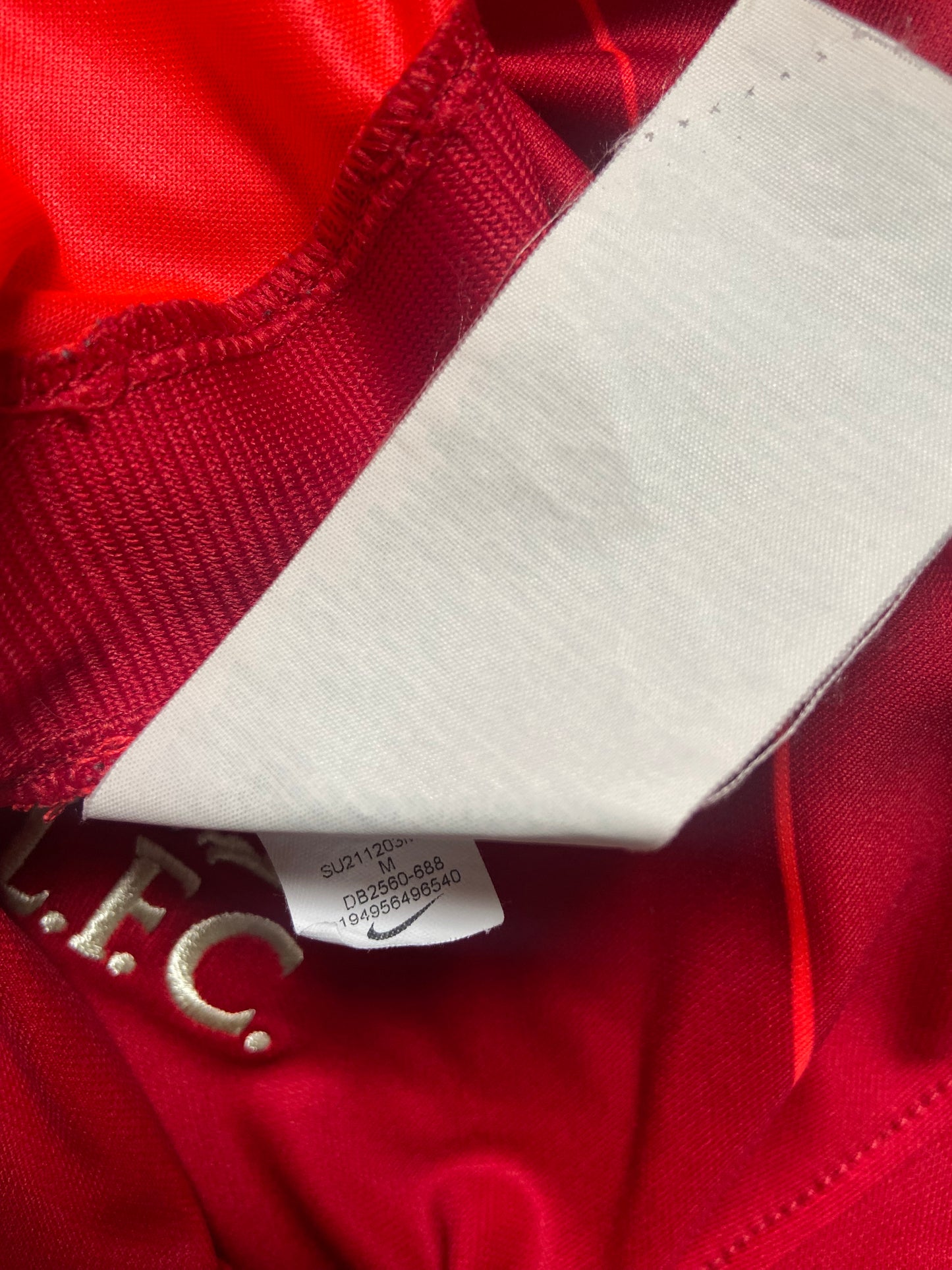 Original Liverpool FC 2021/22 Nike Home Football Shirt Size Medium