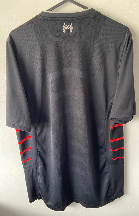 Liverpool FC 2016/17 Away New-Balance Original Football Shirt Black Size Medium