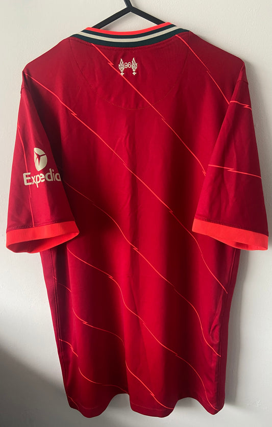 Original Liverpool FC 2021/22 Nike Home Football Shirt Size Medium