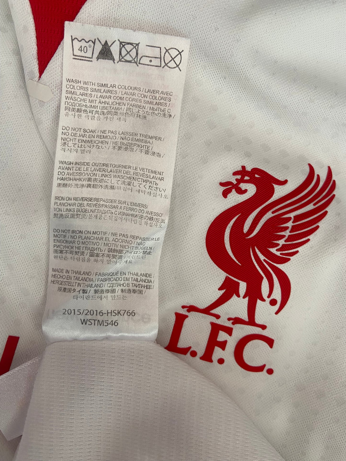 Liverpool Away Football Shirt 2015/16 Size L New Balance