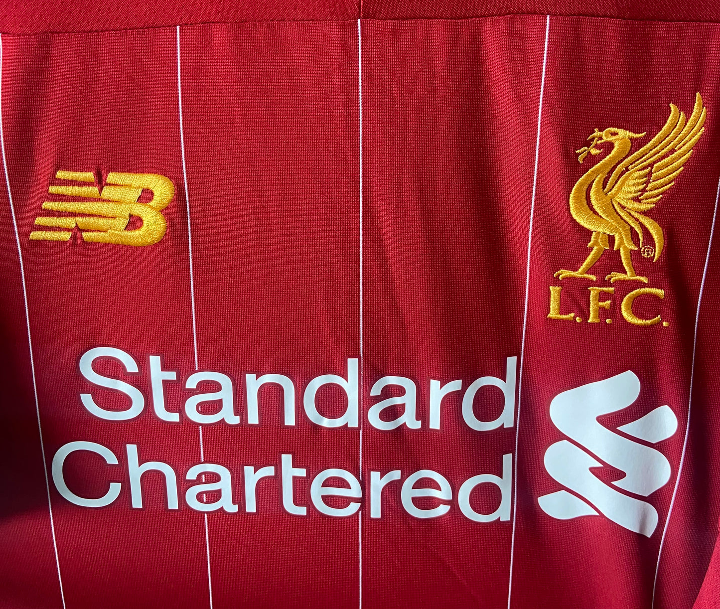 Original Liverpool FC 2019/20 New Balance Football Home Shirt Men's Size Medium