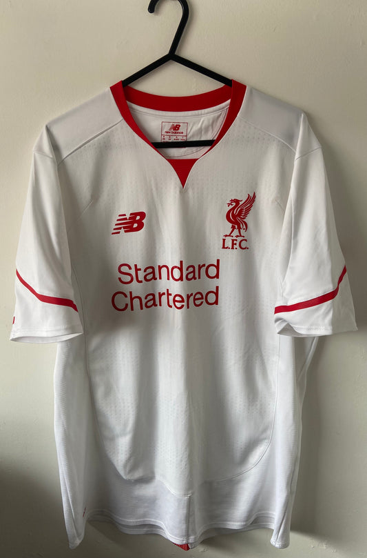 Liverpool Away Football Shirt 2015/16 Size L New Balance