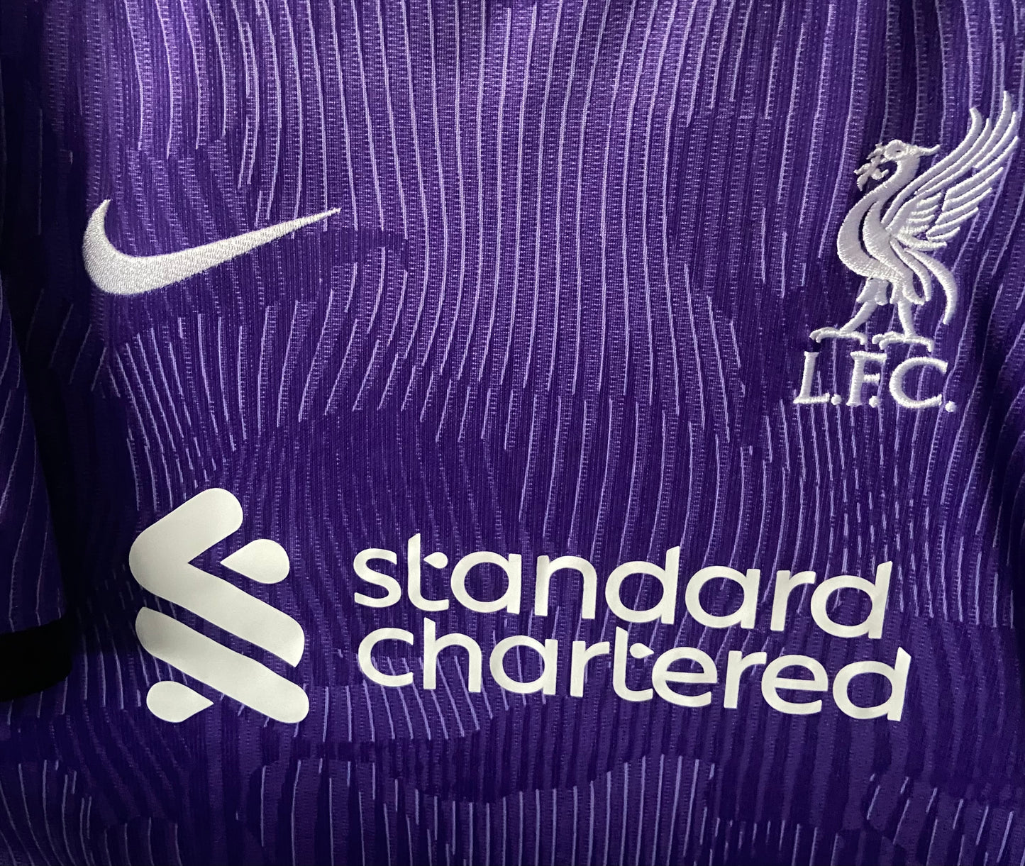 Original Liverpool FC 2023/24 Nike Purple Third Shirt Size Large