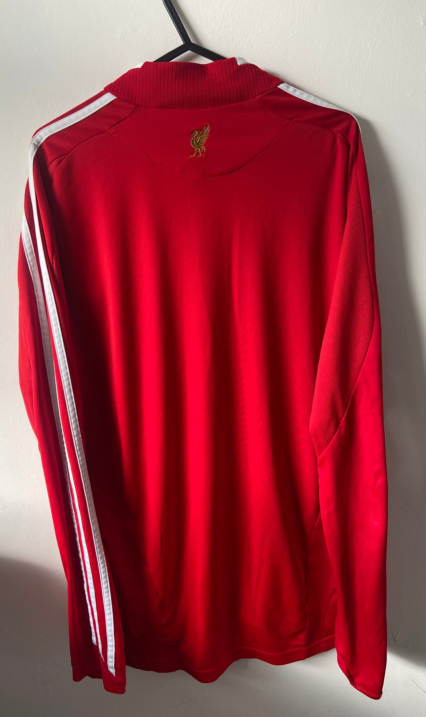 Original FC LIVERPOOL Adidas Long Sleeved Home Shirt 2008-10 Size Medium