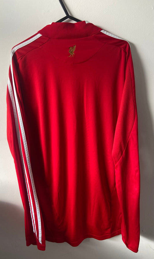 Original FC LIVERPOOL Adidas Long Sleeved Home Shirt 2008-10 Size Medium