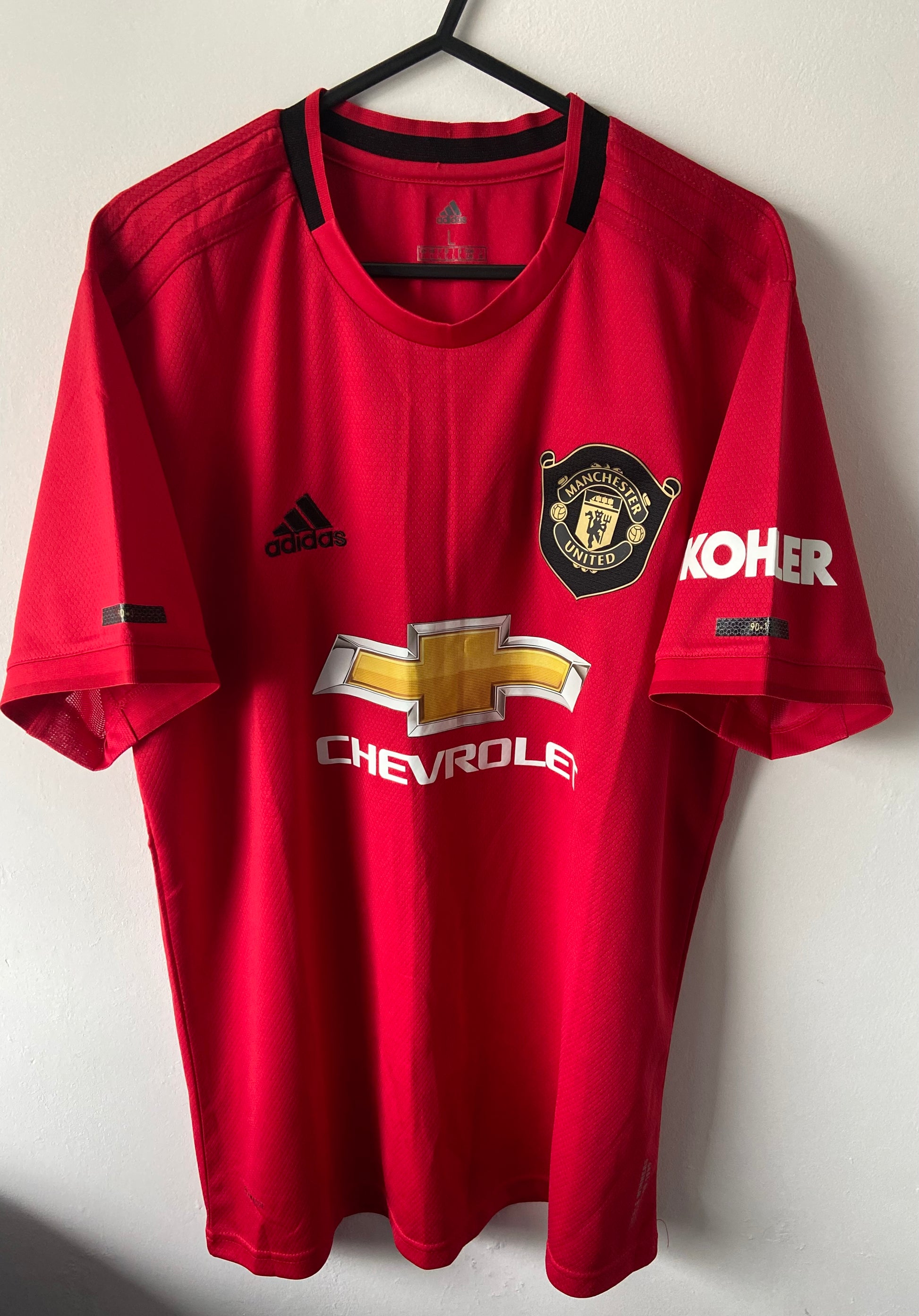 FC Manchester United Adidas 2019/20 Home Football Shirt Adults