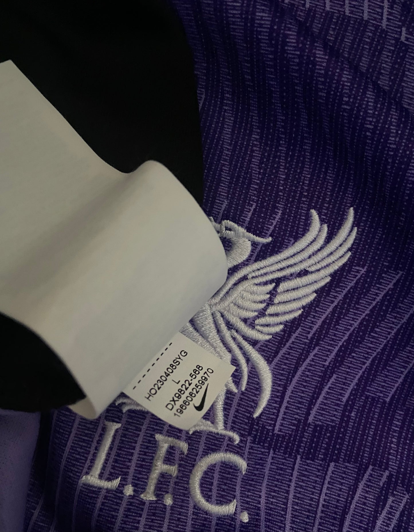 Original Liverpool FC 2023/24 Nike Purple Third Shirt Size Large
