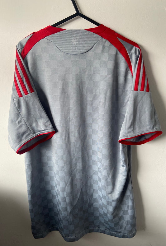 Original Vintage Liverpool FC 2008/09 Away Shirt Adidas Size Medium