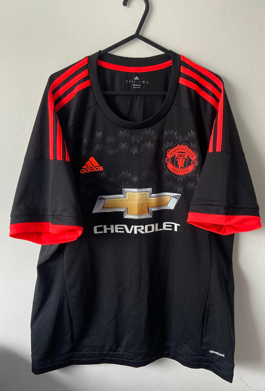 FC Manchester United 2015/16 Adidas Third Football Shirt Size Large