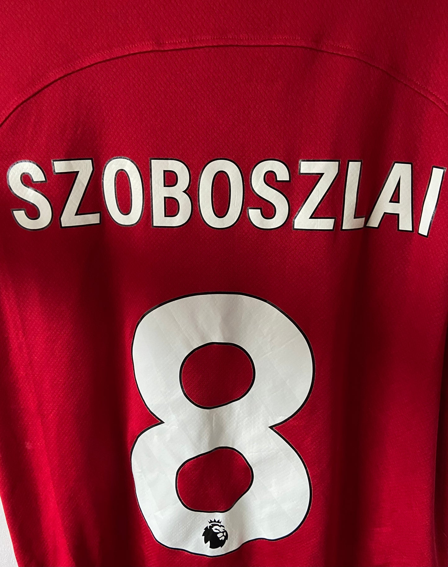 Liverpool 2023/24 Home Original Nike Football Shirt Szoboszlai #8 Size Medium