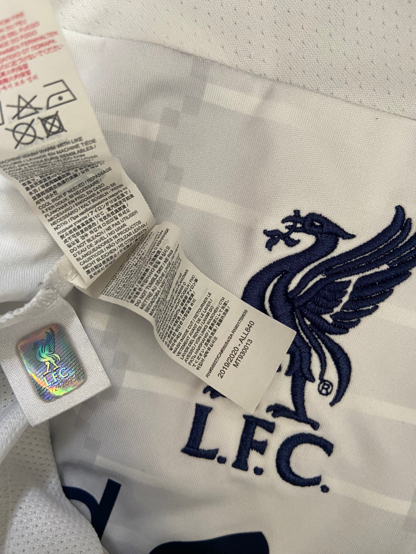 Liverpool Away Football Shirt 2019/20 Adults Medium New Balance