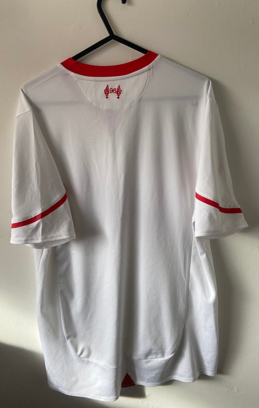 Liverpool Away Football Shirt 2015/16 Size L New Balance