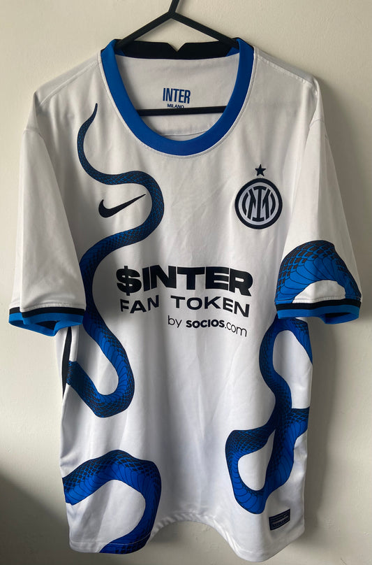 FC Inter Milan 2021/22 Nike Away Shirt Size Large