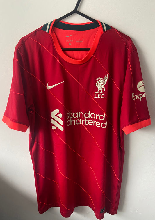 Original Liverpool FC 2021/22 Nike Home Football Shirt Size Medium