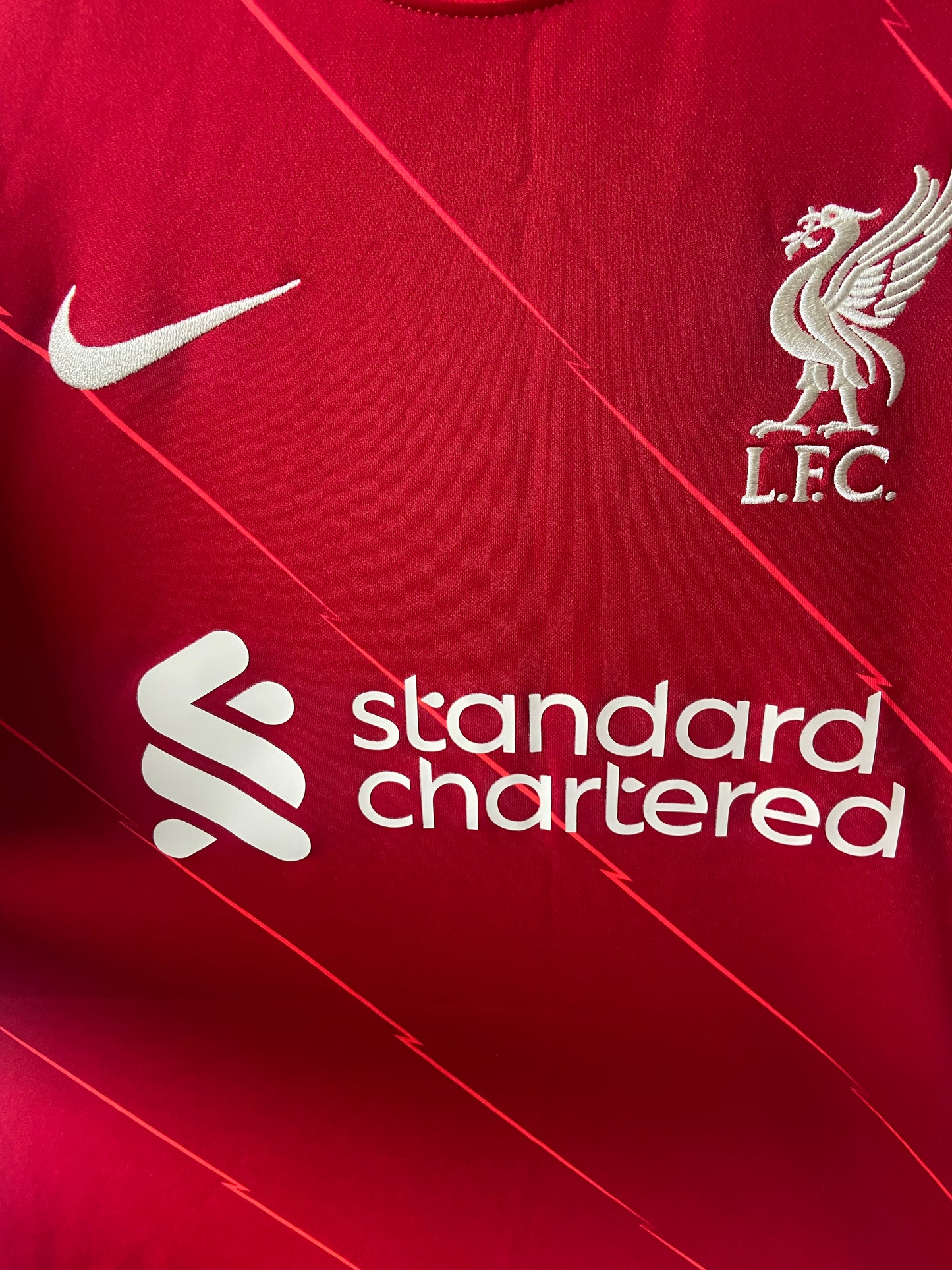 Original Liverpool FC 2021/22 Nike Home Football Shirt Size Medium