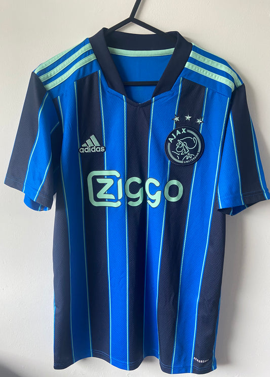 Original Ajax Amsterdam 2021/22 Adidas Away Football Shirt Classic Size Small
