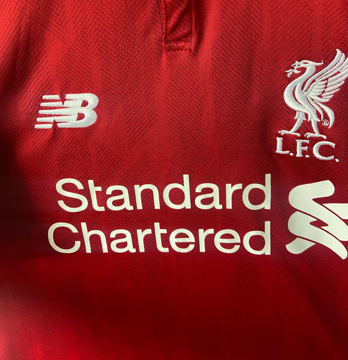 Original Liverpool FC 2018/19 New Balance Home Shirt Size Medium