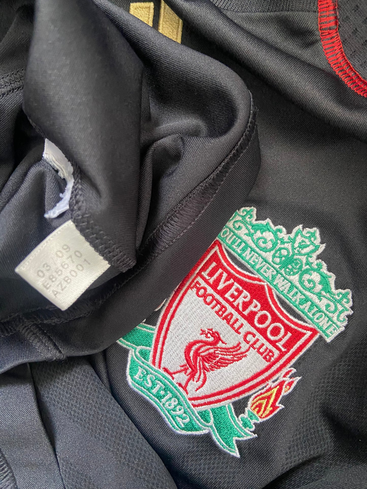 Liverpool Adidas Away Football Shirt 2009/10 Adults Medium